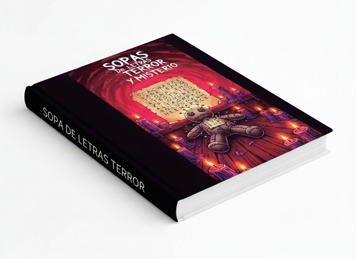 Portada Sopas de letras de Terror