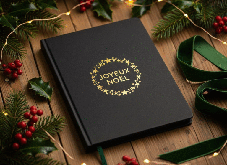 Dark Notebook Mockup